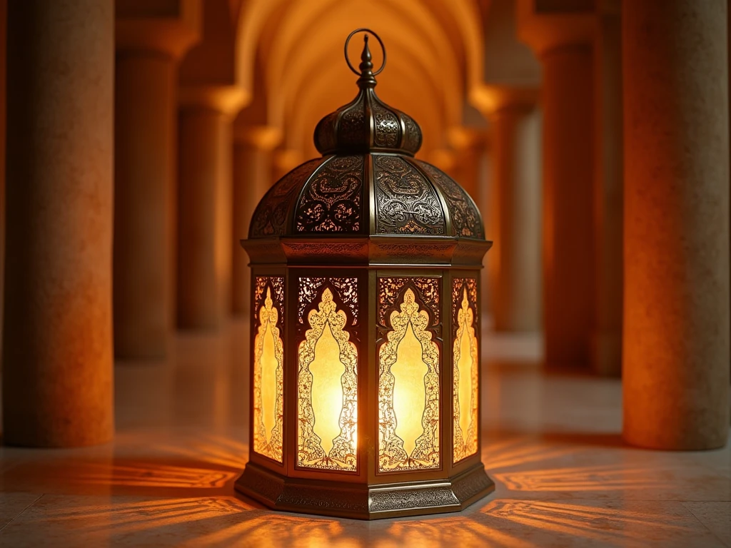 فانوس بتصميم هندسي معاصر