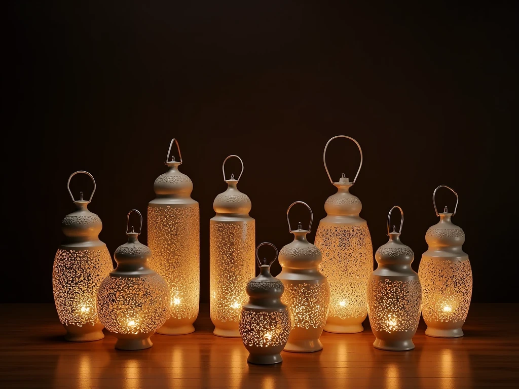 فانوس صحراوي بتصميم بدوي أصيل